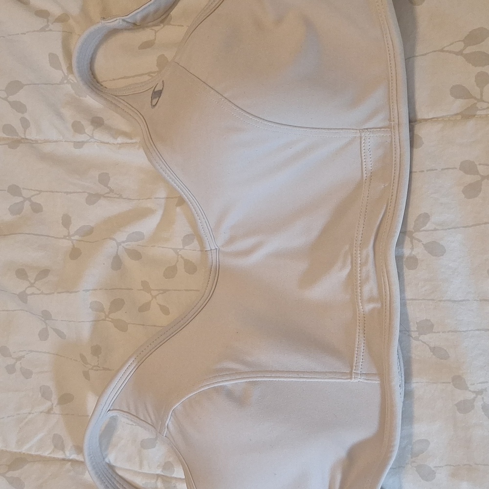 Champion White Padded Elastic Sports Bra 34D